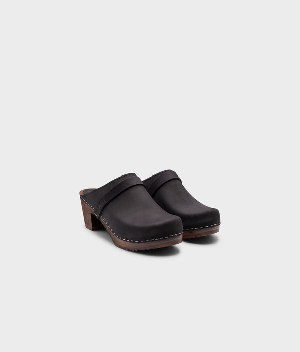 Sandgrens Dublin Classic Clog Mule Black
