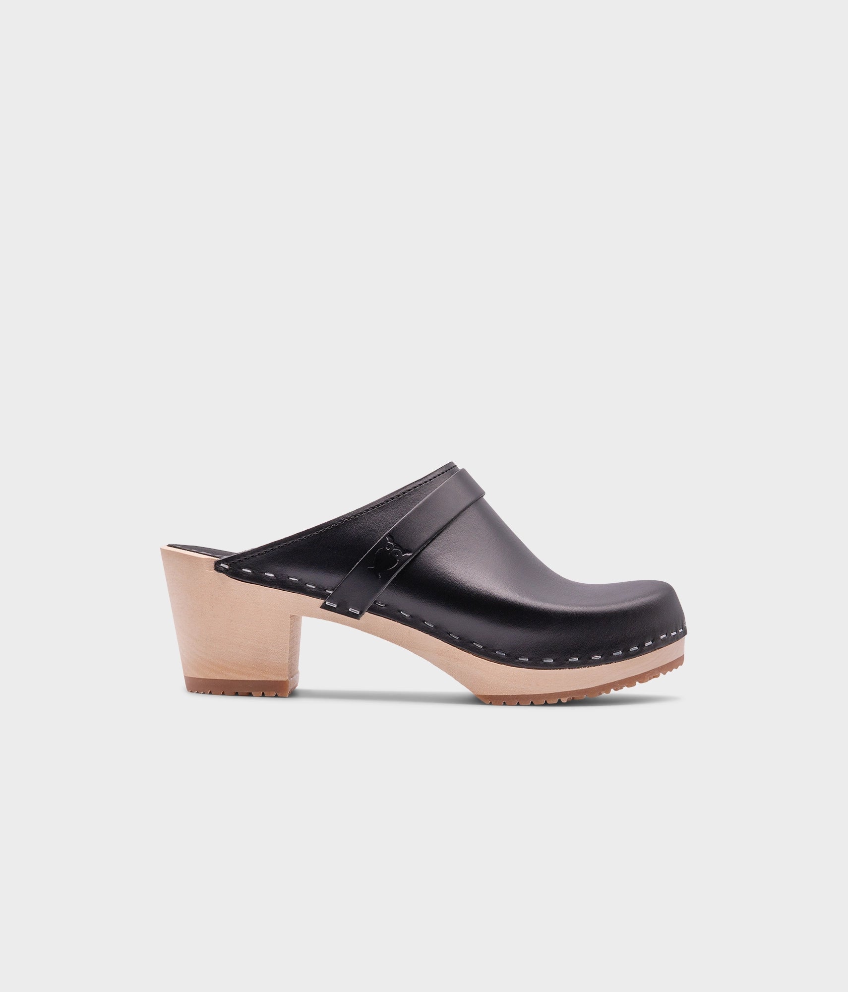 sandgrens Dublin classic clog mule Black