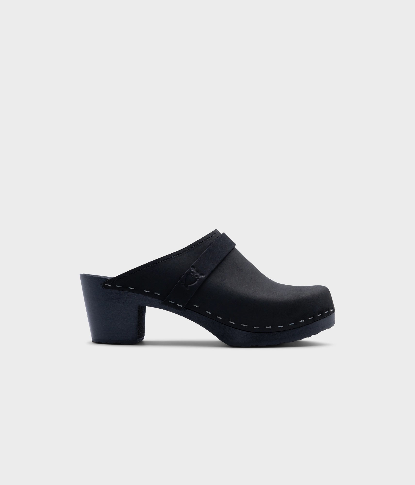 sandgrens Dublin classic clog mule Black