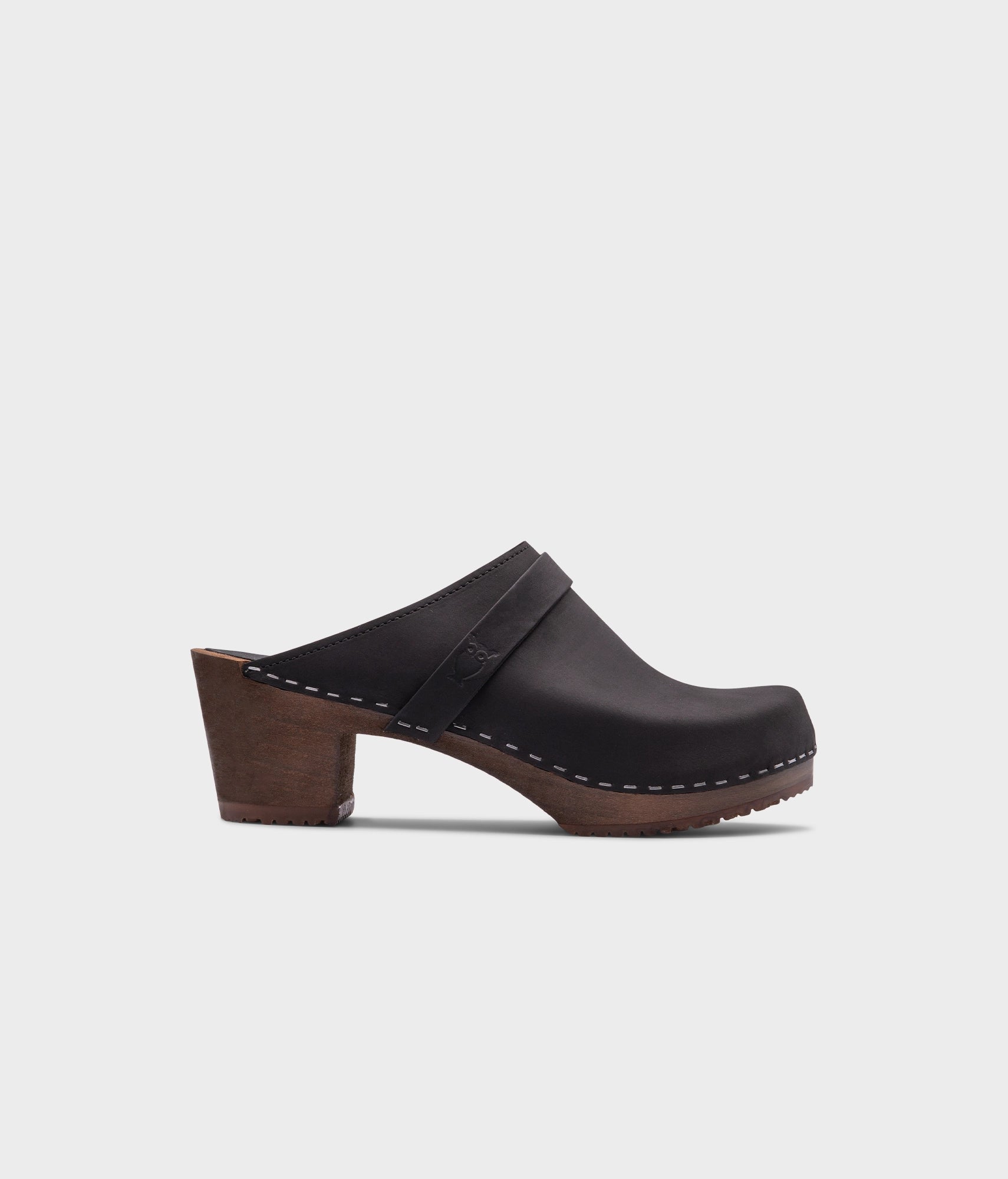 sandgrens Dublin classic clog mule Black
