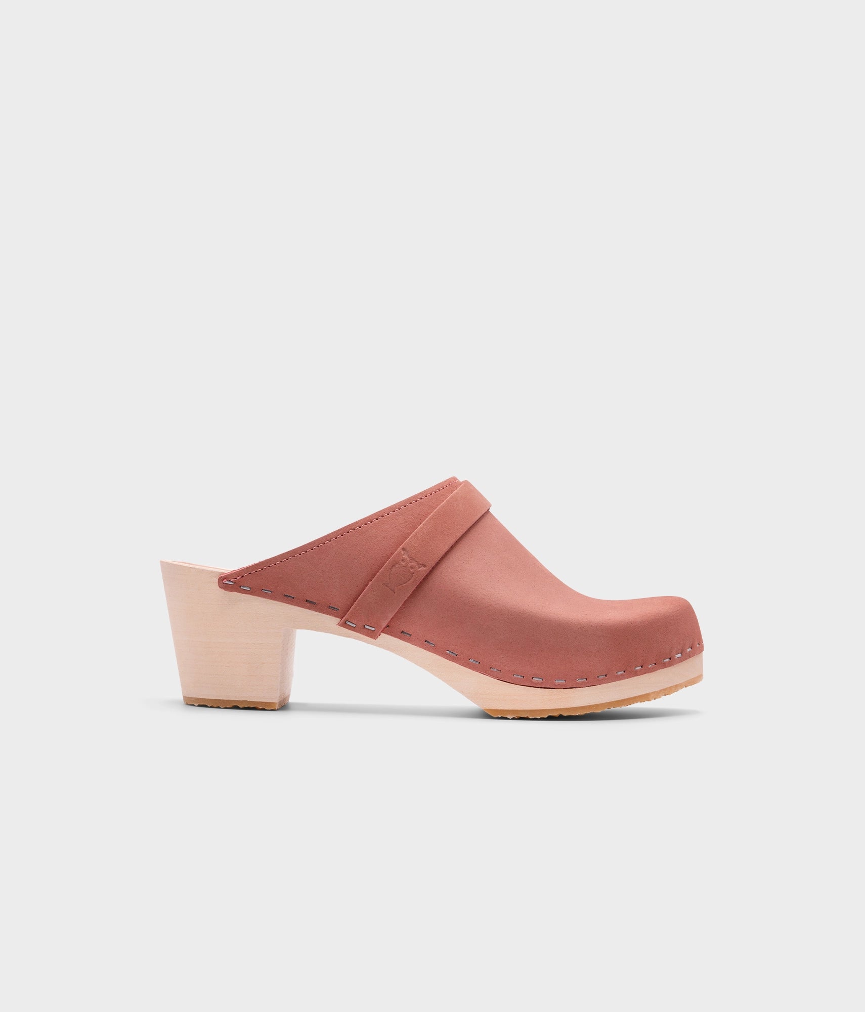 sandgrens Dublin classic clog mule Blush