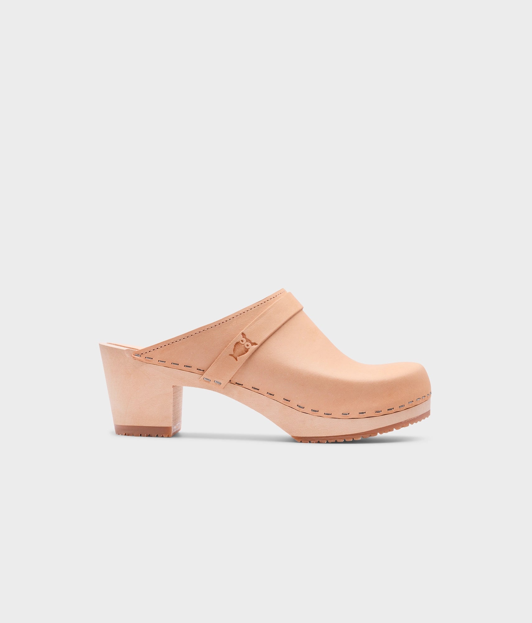 sandgrens Dublin classic clog mule Ecru