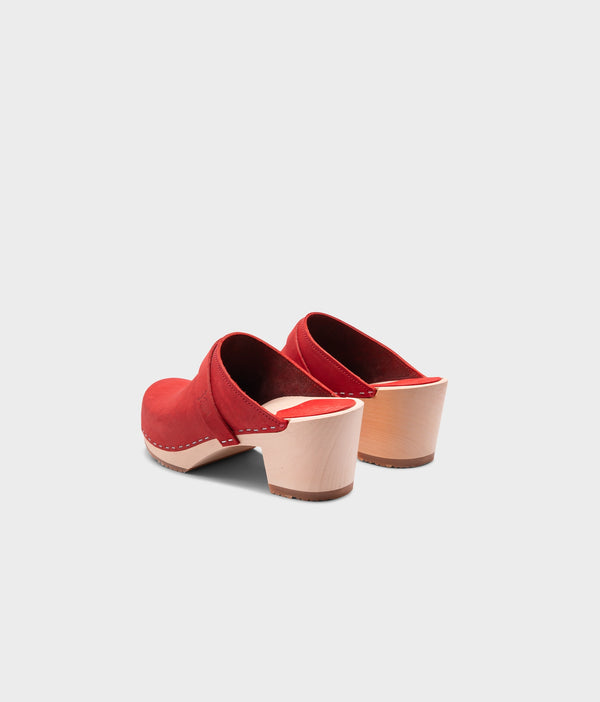 Sandgrens Dublin Classic Clog Mule Red