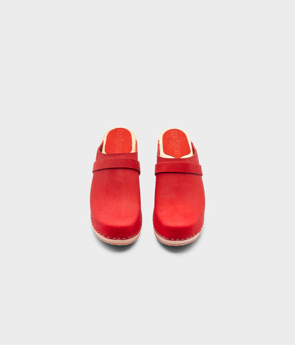 Sandgrens Dublin Classic Clog Mule Red