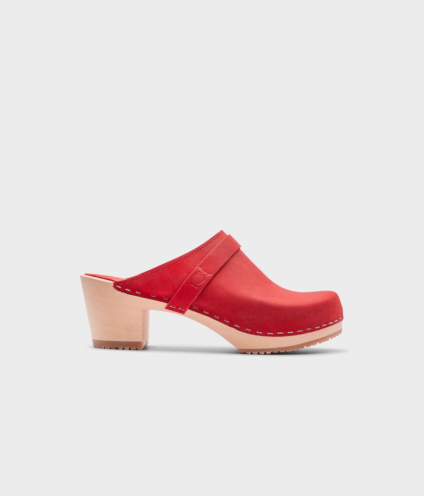 sandgrens Dublin classic clog mule Red