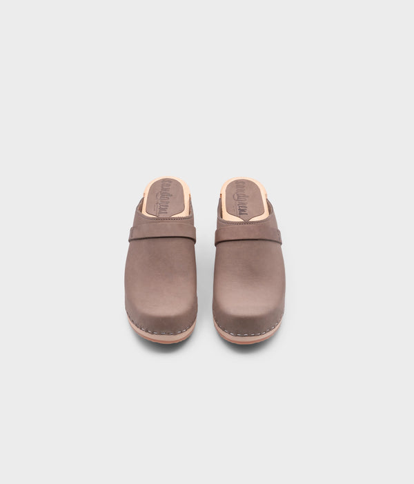 Sandgrens Dublin Classic Clog Mule Stone