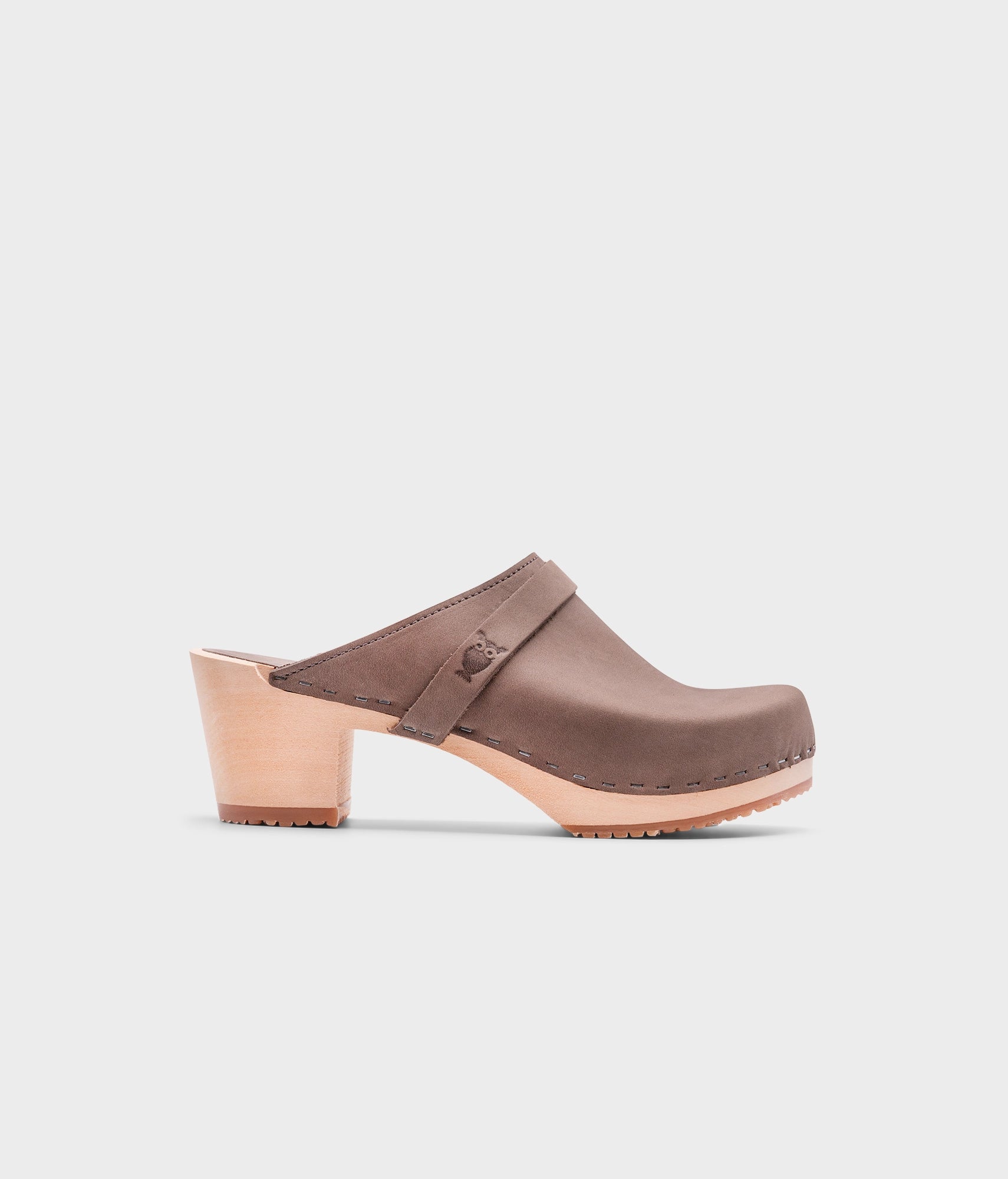 sandgrens Dublin classic clog mule Stone