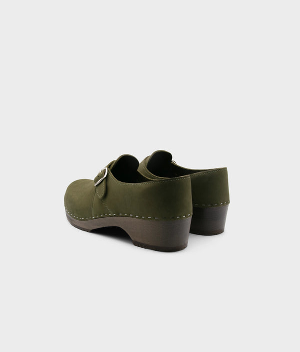 Sandgrens Gunnar Closed-back Clogs Olive