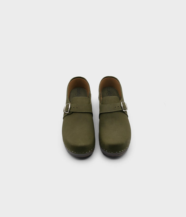 Sandgrens Gunnar Closed-back Clogs Olive