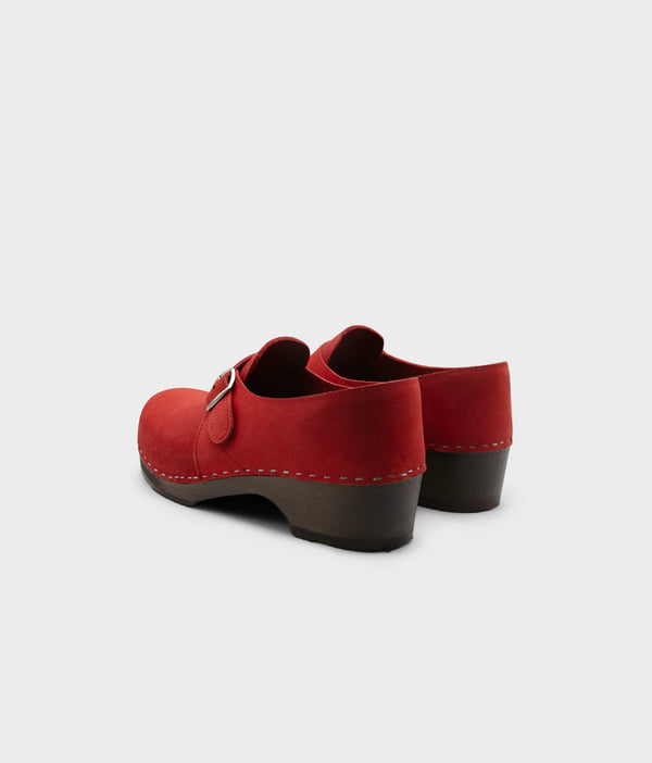 Sandgrens Gunnar Closed-back Clogs Red