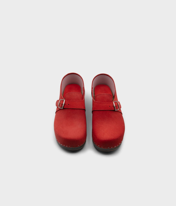 Sandgrens Gunnar Closed-back Clogs Red