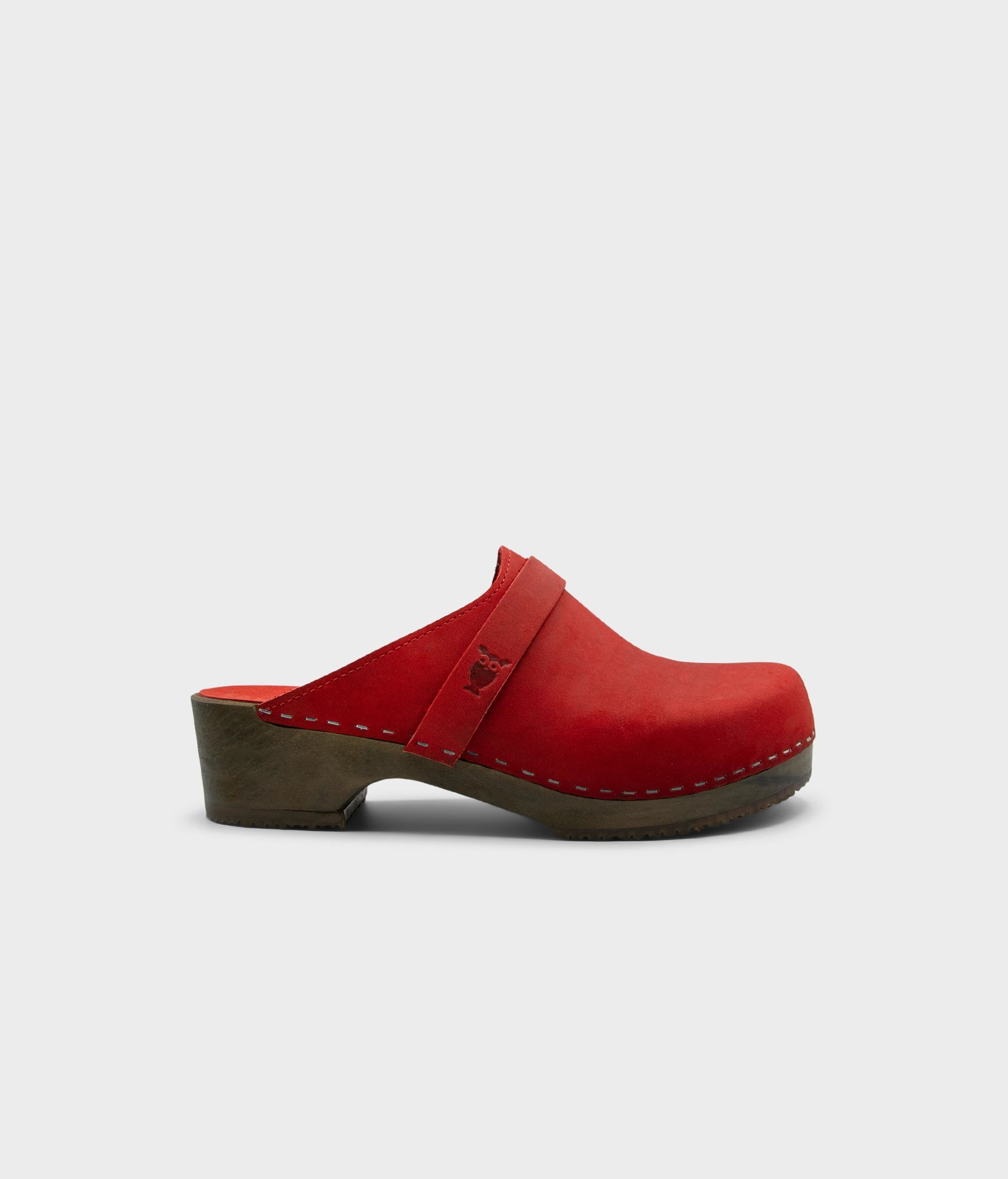 sandgrens Malmö classic clog mule Red