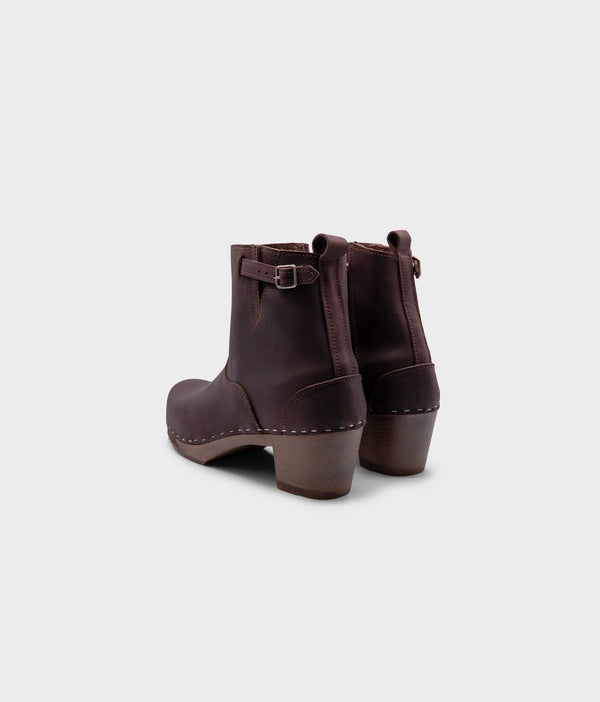 Sandgrens Manhattan Clog Boots Fudge
