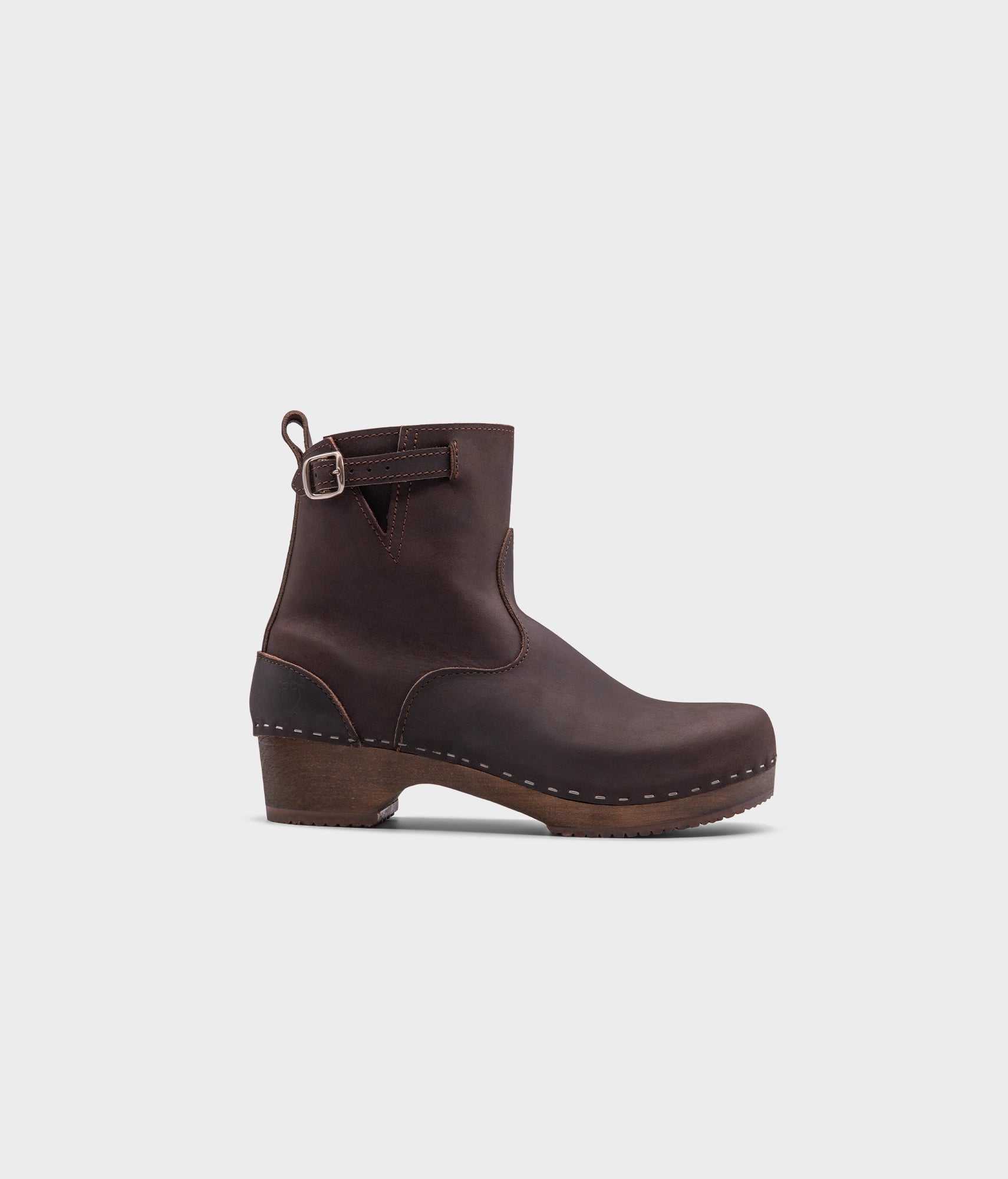 sandgrens Manhattan low clog boots Fudge