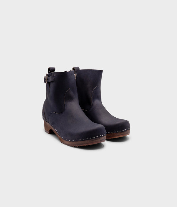 Sandgrens Manhattan Low Clog Boots Navy