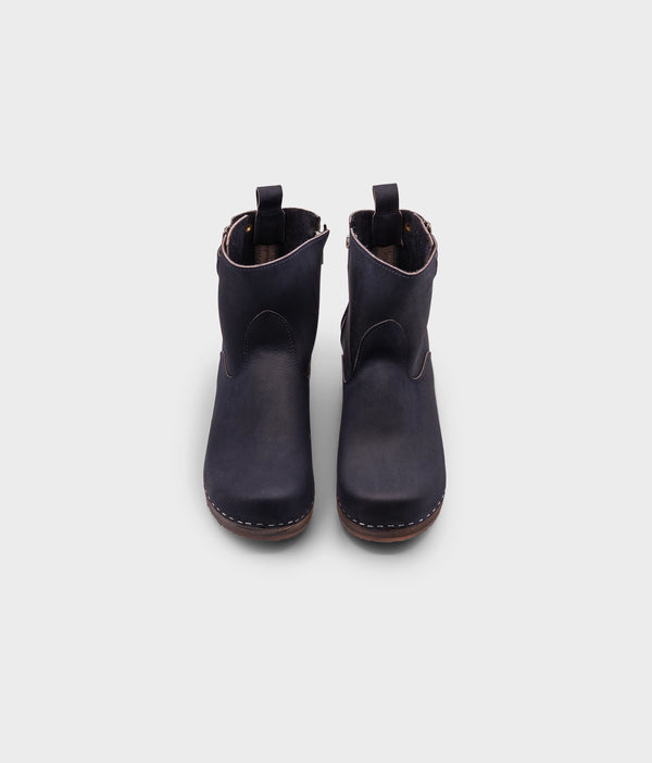 Sandgrens Manhattan Low Clog Boots Navy