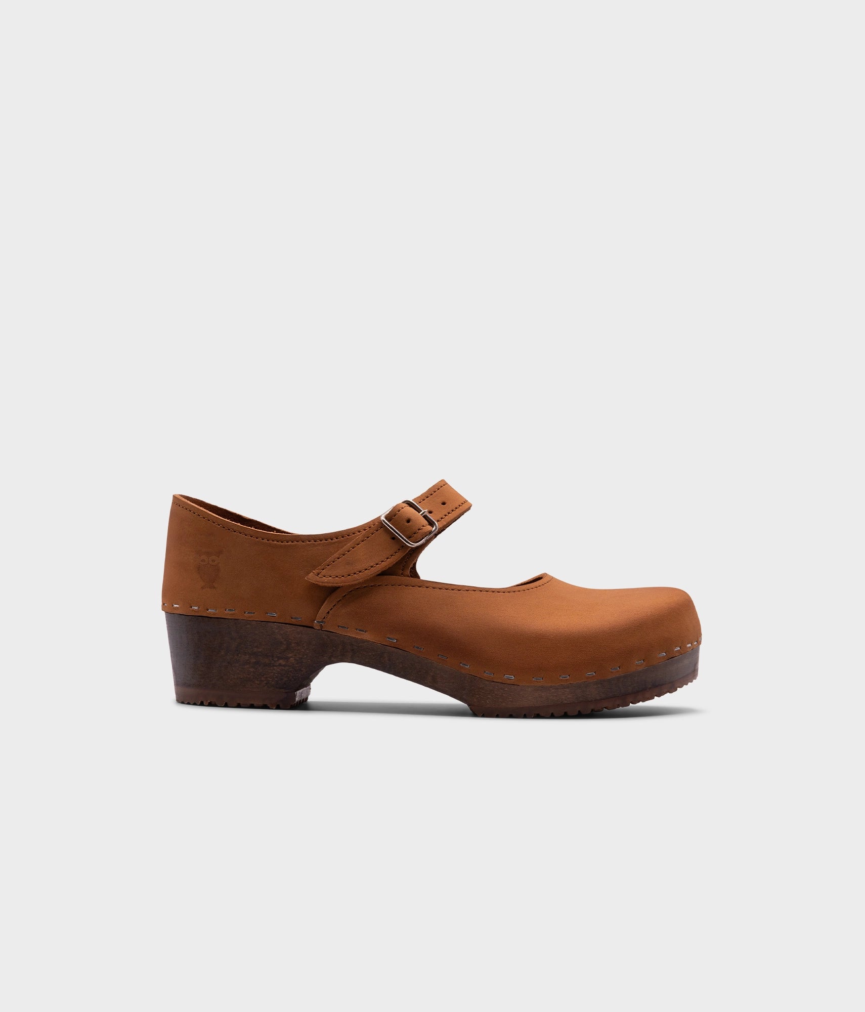 sandgrens Mary Jane clogs Dexter Tan