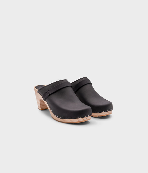 Sandgrens Maya Classic Clog Mule Black