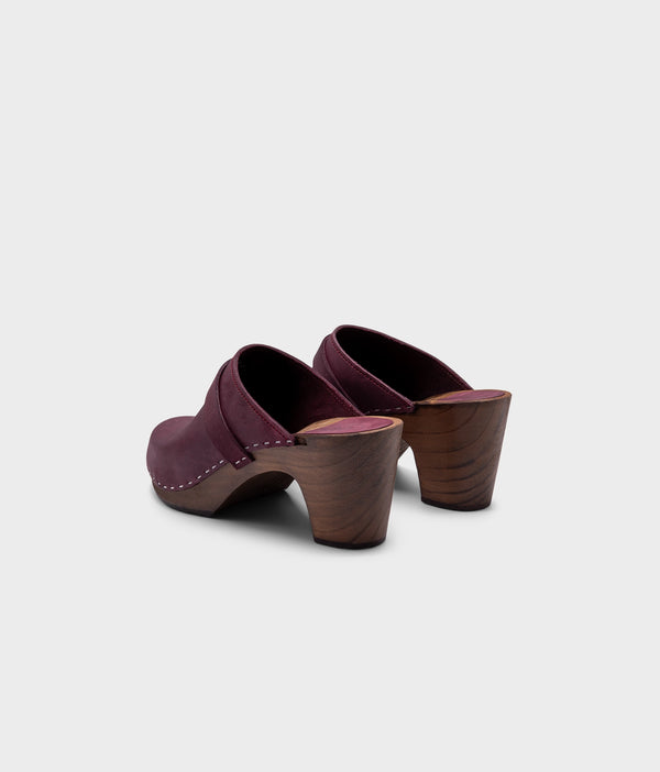 Sandgrens Maya Classic Clog Mule Plum