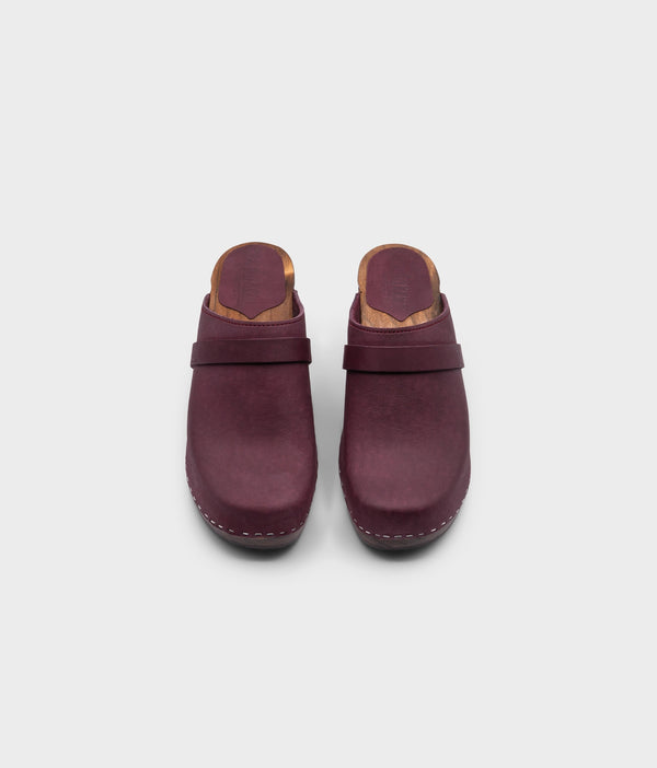 Sandgrens Maya Classic Clog Mule Plum