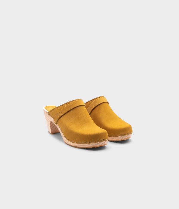 Sandgrens Maya Classic Clog Mule Royal Yellow