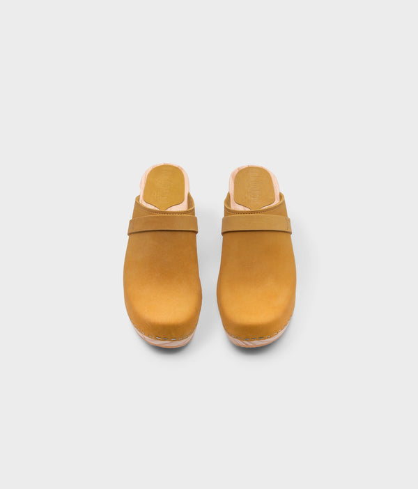 Sandgrens Maya Classic Clog Mule Royal Yellow