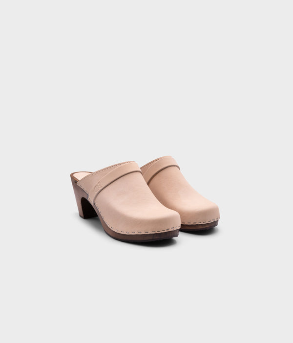 Sandgrens Maya Classic Clog Mule Sand