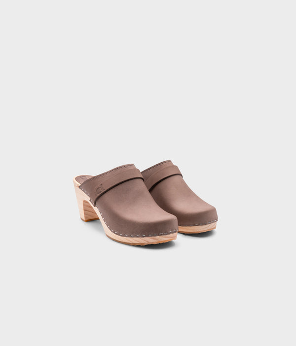 Sandgrens Maya Classic Clog Mule Stone