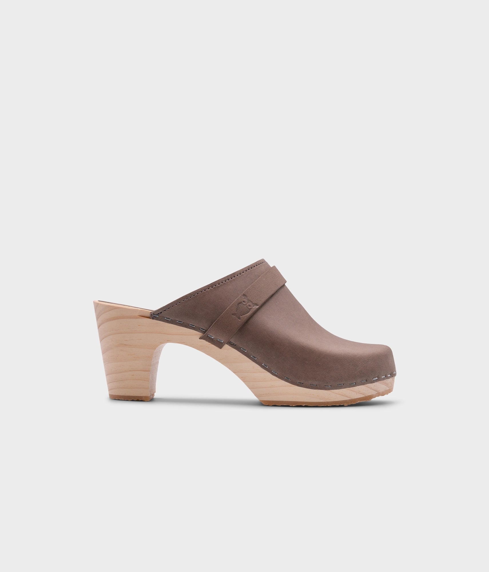 sandgrens Maya classic clog mule Stone