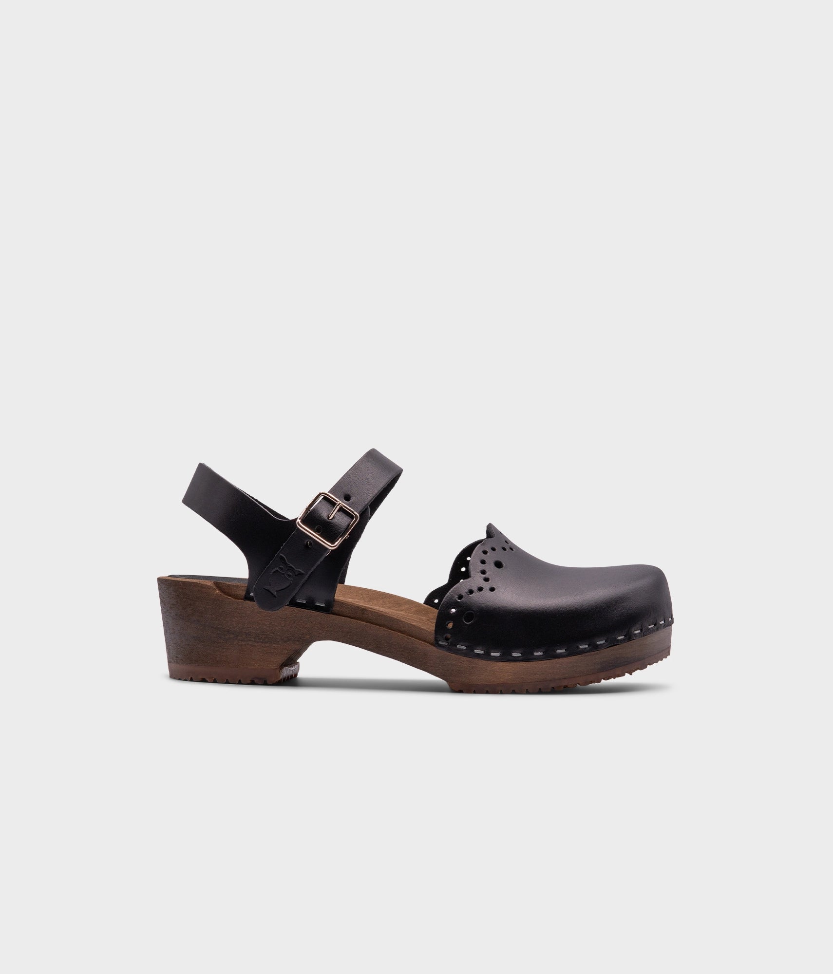 sandgrens Milan clog sandals Black