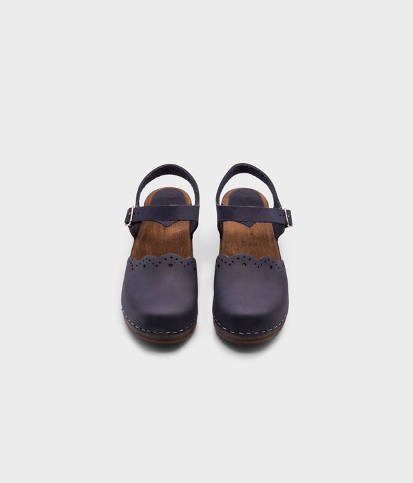 Sandgrens Milan Clog Sandals Navy