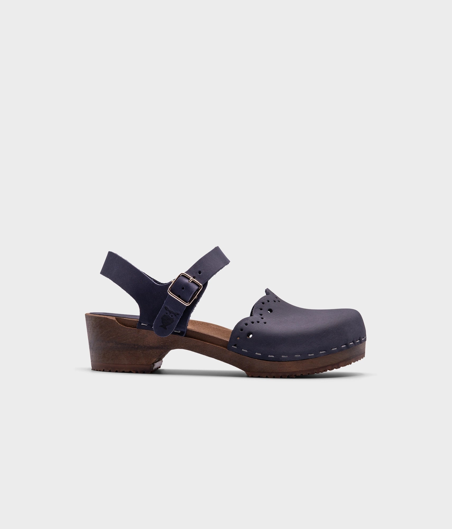 sandgrens Milan clog sandals Navy