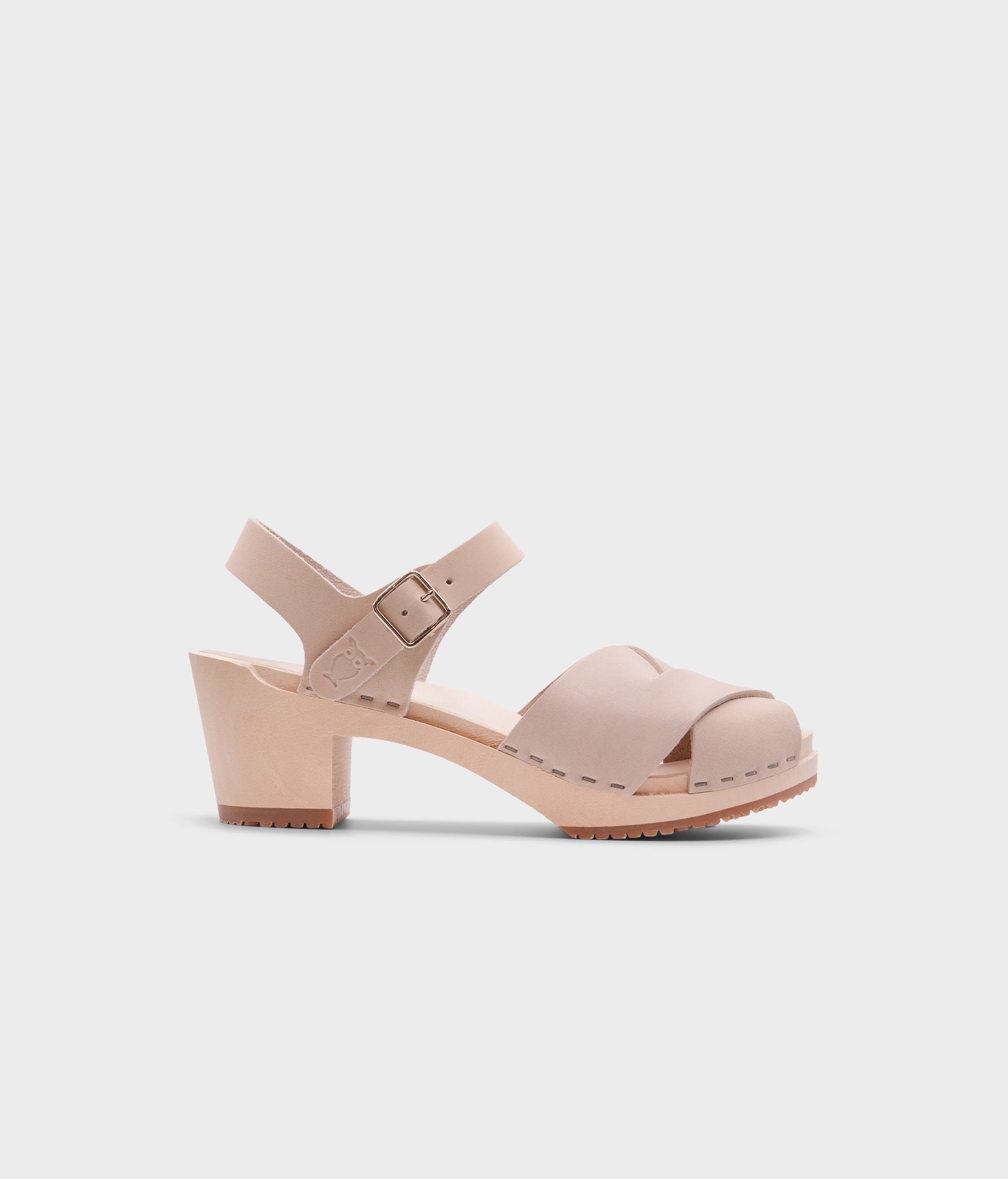 sandgrens Monroe crossed clog sandal Sand
