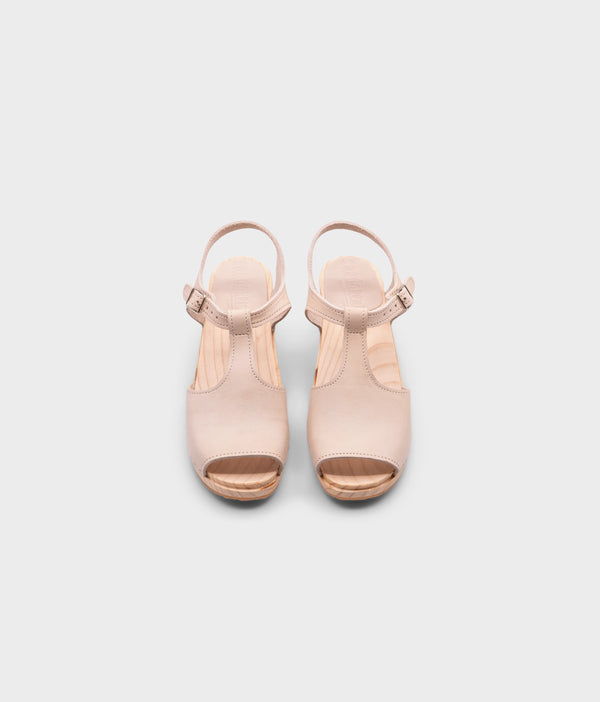 Sandgrens Nice Open-toe Clog Sandal Sand