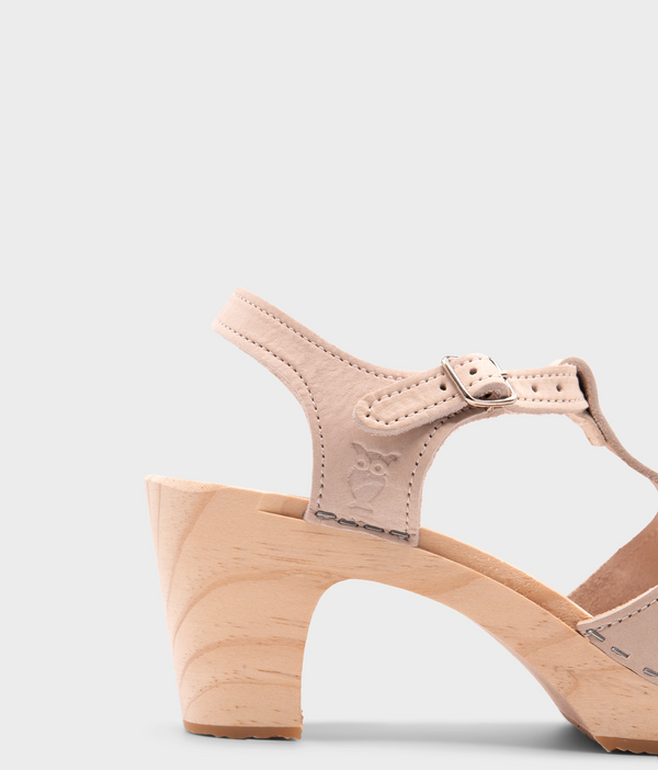 Sandgrens Nice Open-toe Clog Sandal Sand