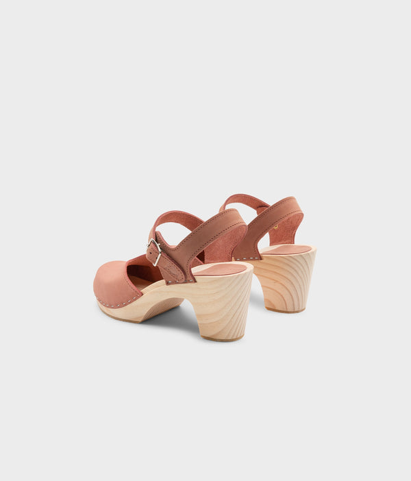 Sandgrens Nora Classic Clog Sandal Blush