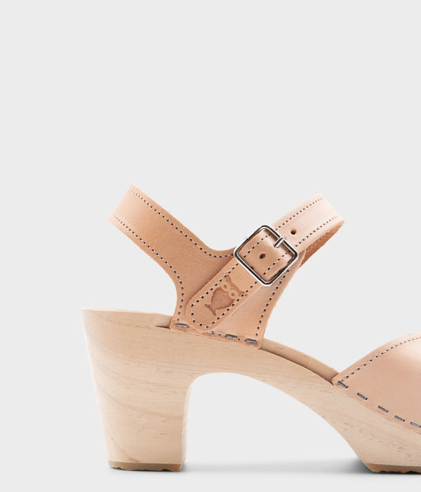 Sandgrens Nora Classic Clog Sandal Ecru