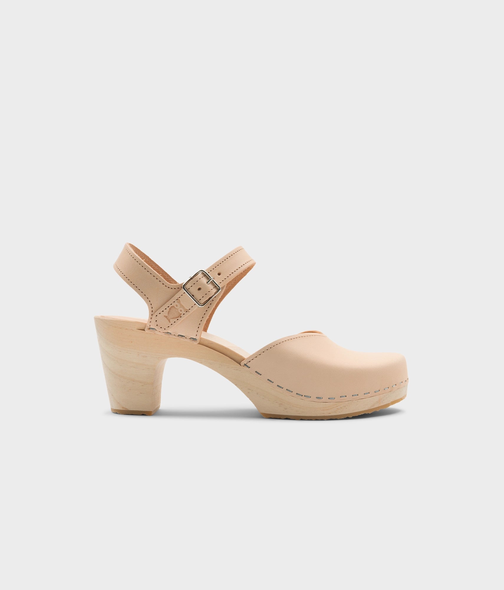 sandgrens Nora classic clog sandal Ecru