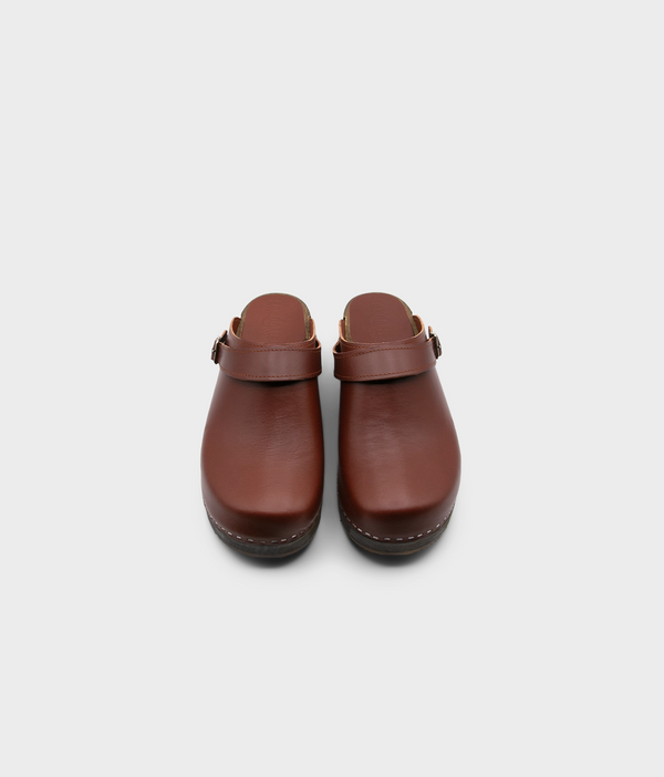 Sandgrens Nybro Backstrap Clog Cognac