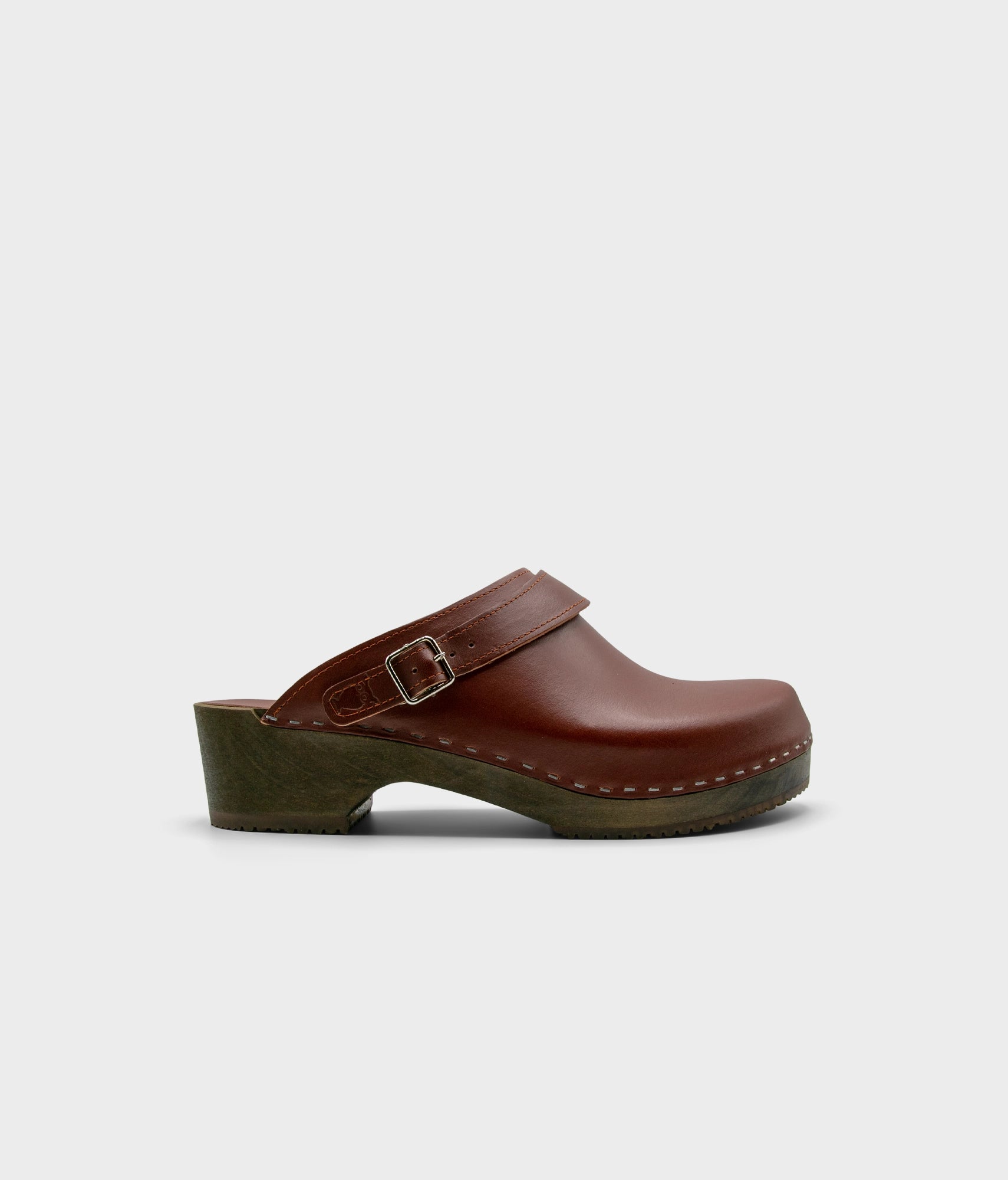 sandgrens Nybro backstrap clog Cognac