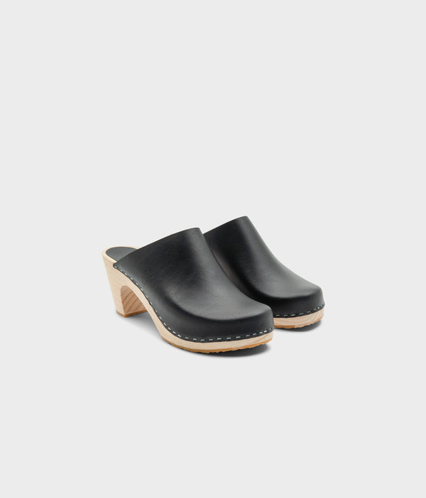 Sandgrens Rhodes Minimalistic Clog Mule Black