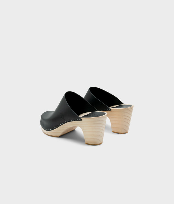 Sandgrens Rhodes Minimalistic Clog Mule Black