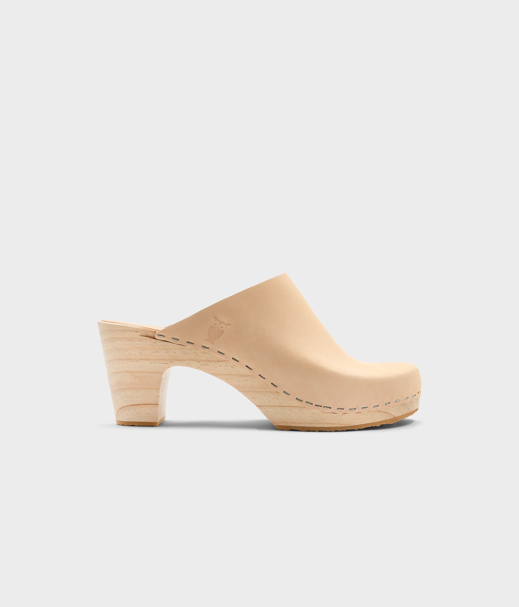 sandgrens Rhodes minimalistic clog mule Ecru