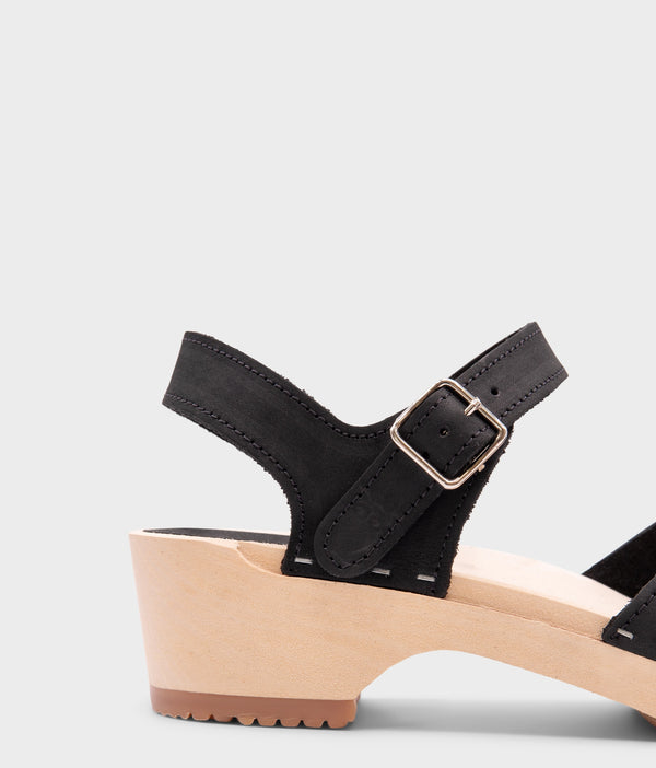 Sandgrens Saragasso Classic Clog Sandal Black