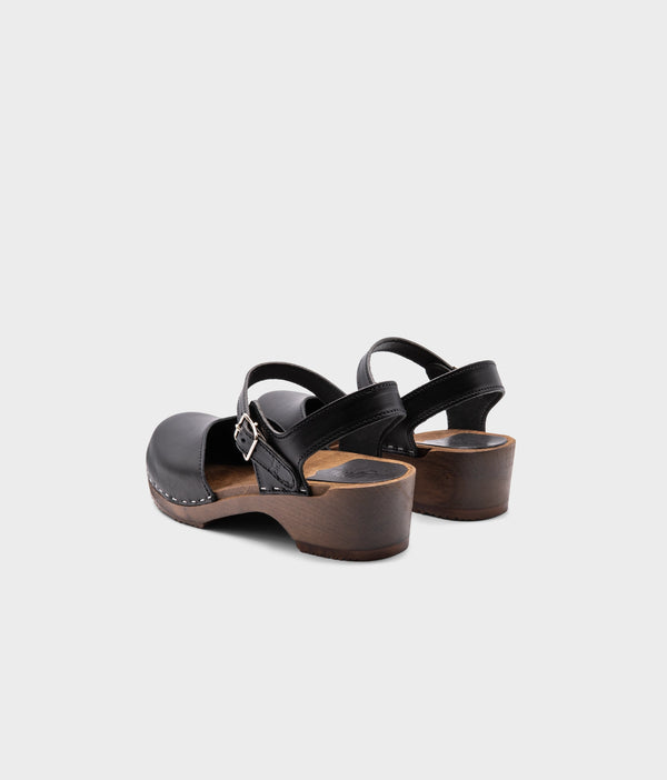 Sandgrens Saragasso Classic Clog Sandal Black