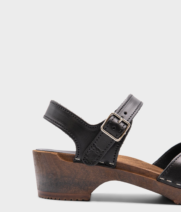 Sandgrens Saragasso Classic Clog Sandal Black