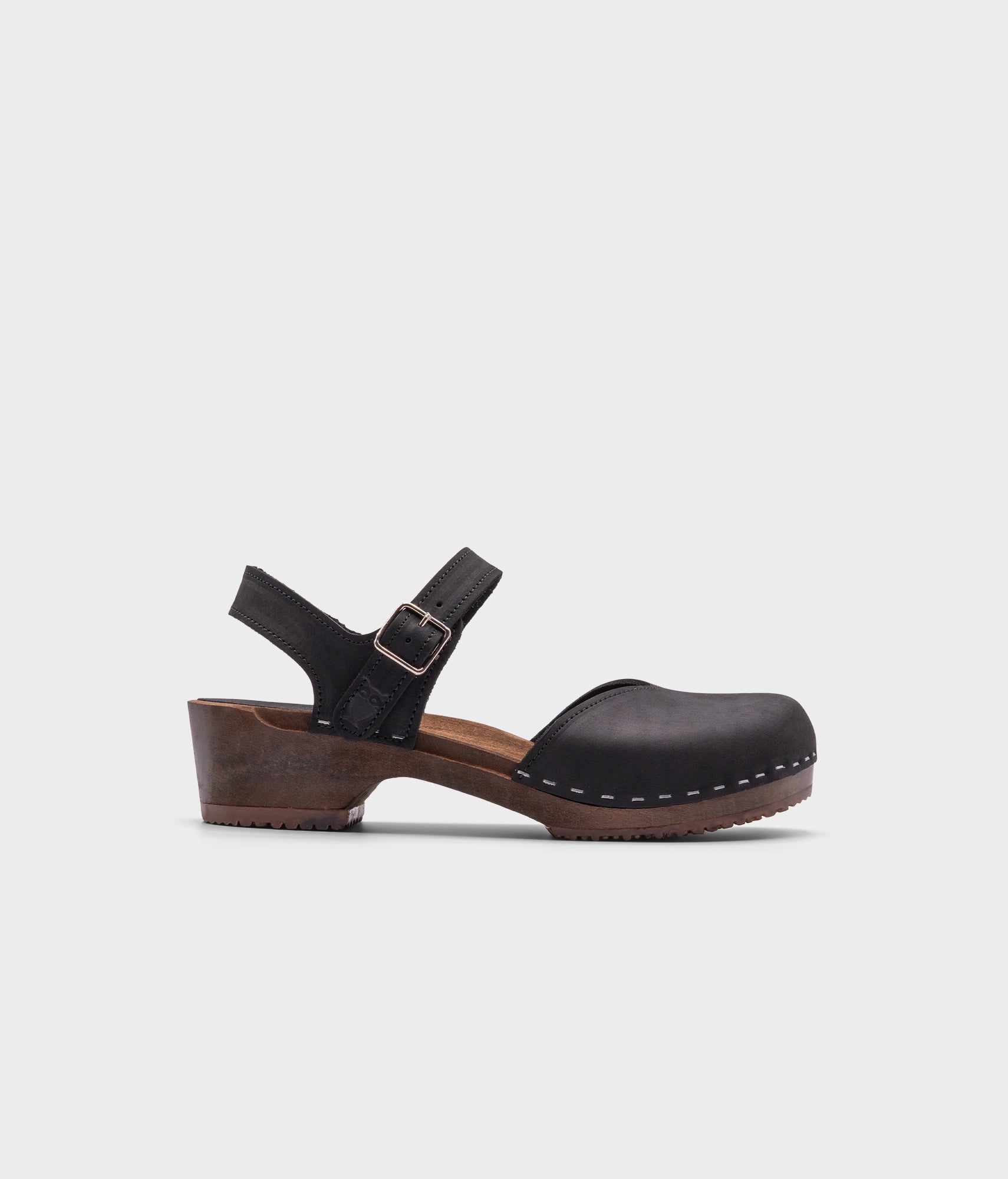 sandgrens Saragasso classic clog sandal Black
