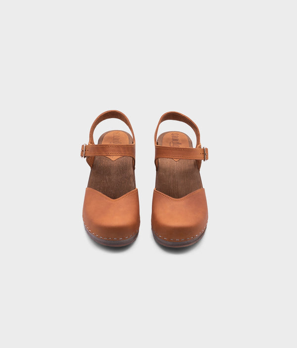 Sandgrens Saragasso Classic Clog Sandal Dexter Tan