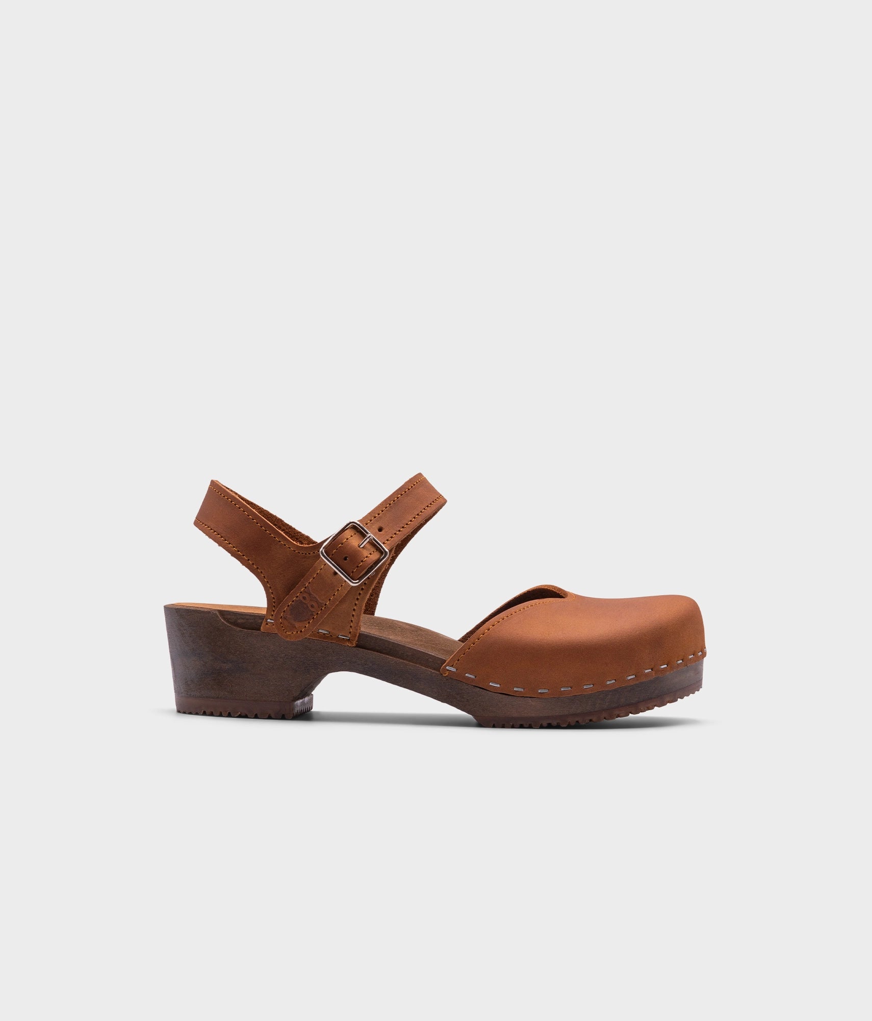 sandgrens Saragasso classic clog sandal Dexter Tan