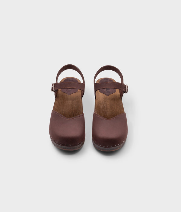 Sandgrens Saragasso Classic Clog Sandal Fudge